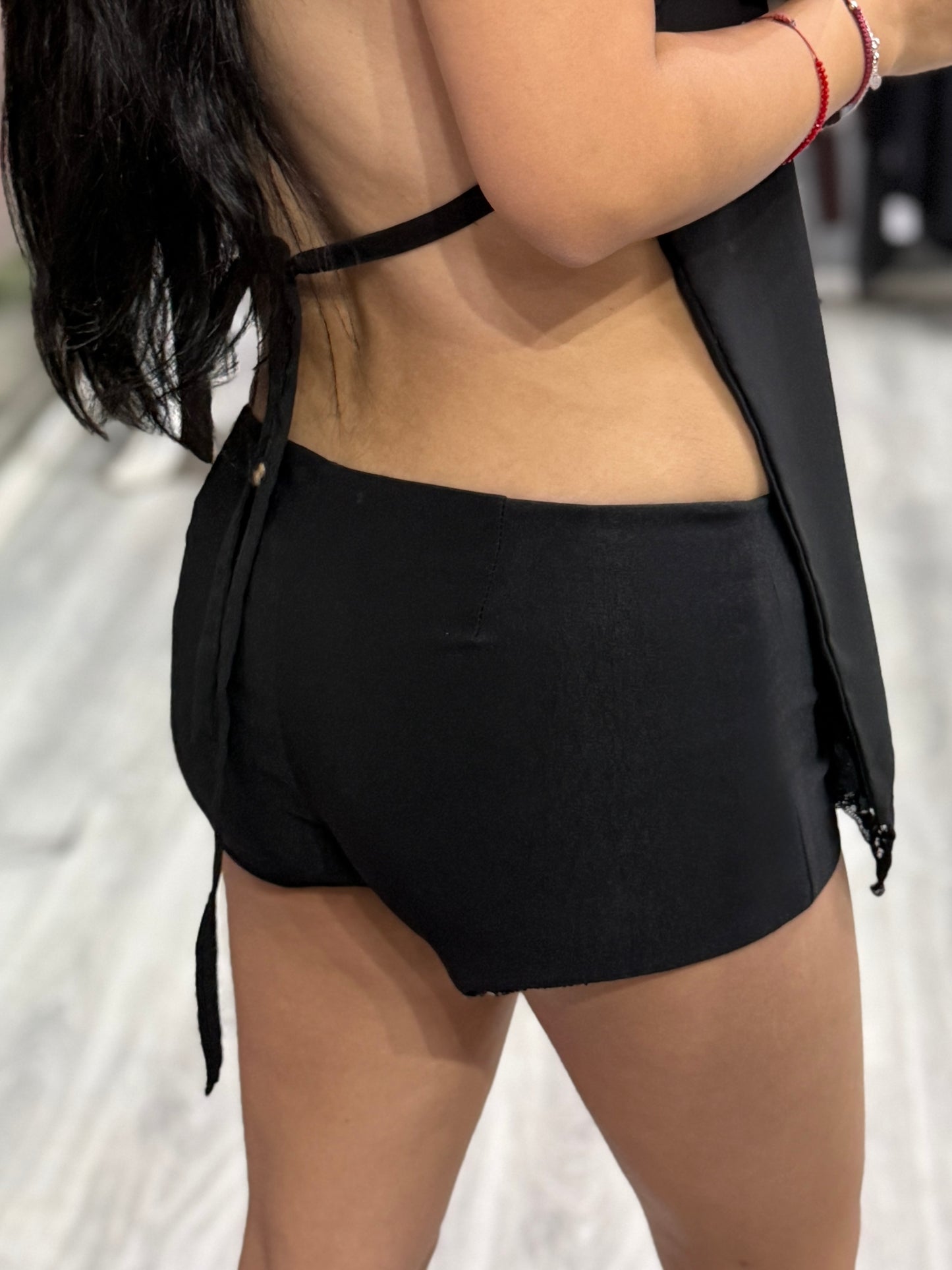 HALTER ENCAJE
