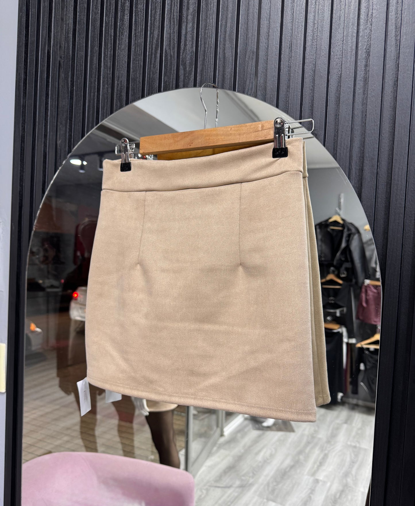 FALDASHORT GAMUZA