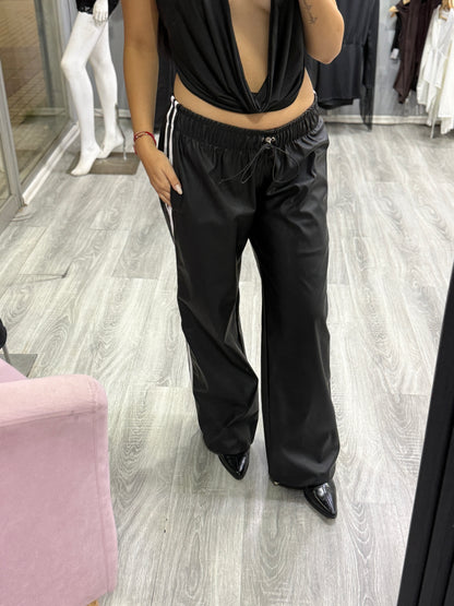 WIDE LEG ECOCUERO