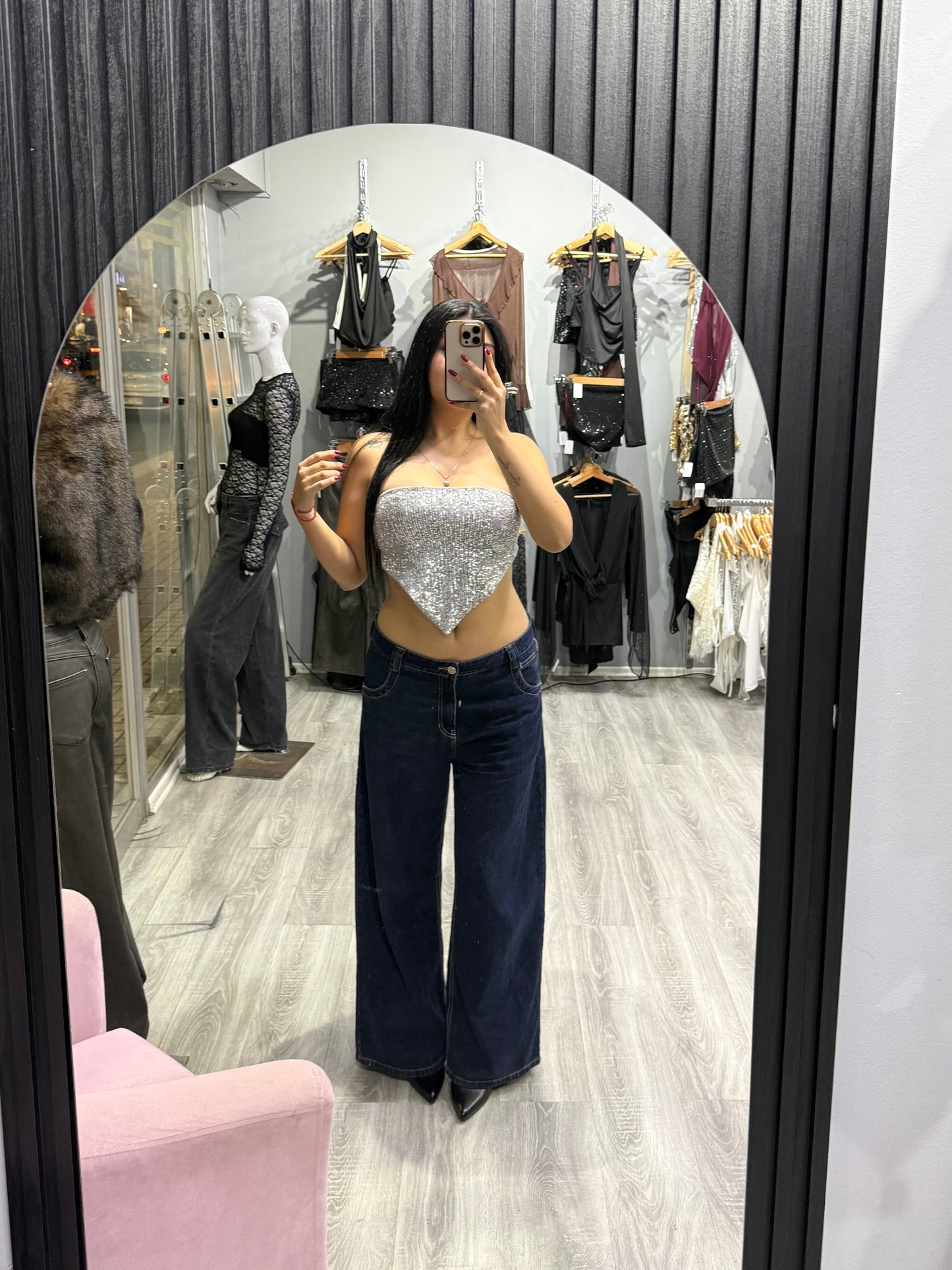 TOP LENTEJUELAS