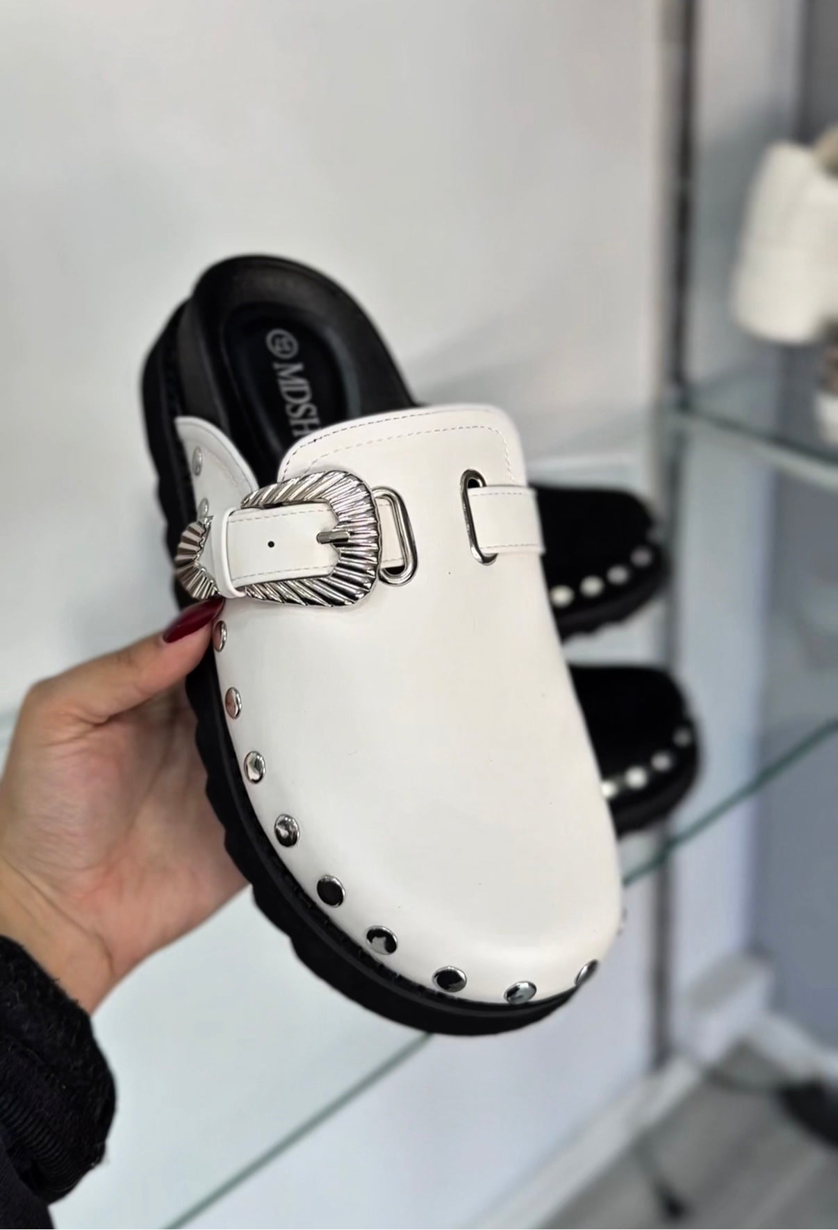 ZUECO ECOCUERO BLANCO